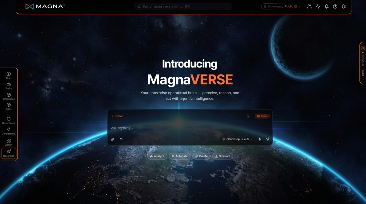 Magna AI Unveils MagnaVERSE™ at Global AI Show to Help Enterprises Operationalize AI at&nbsp;Scale