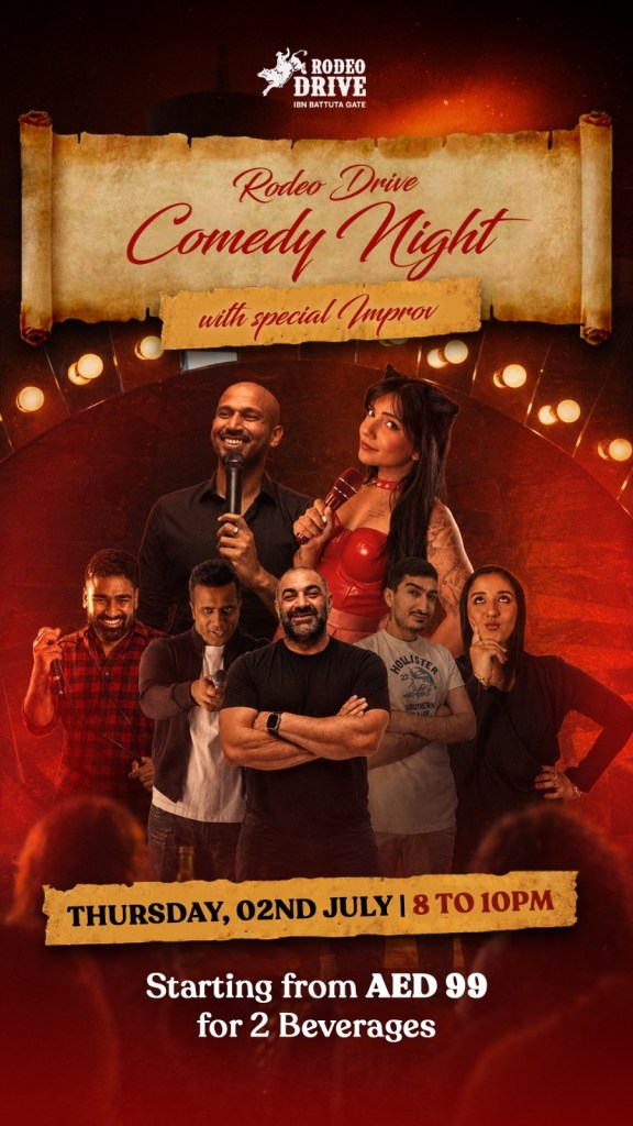 Dubai’s All-American Entertainment Destination Brings Laughter with Stand-Up Comedy to the Stage This&nbsp;July